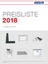 PREISLISTE Auflage April 2018