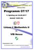 Abteilung Fußball. Programm 07/ Spieltag am Anstoß 14:00 Uhr. Lützen I/ Weißenfels II. vs. VfB Nessa