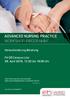 ADVANCED NURSING PRACTICE WORKSHOP-PROGRAMM