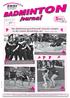 Die Badmintonsportfreunde Neusatz steigen in die zweite Bundesliga auf - Bericht auf Seite 20 -