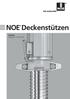 NOE Deckenstützen. Teileliste Gültig ab 1. Mai 2018
