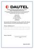 Dautel GmbH Dieselstrasse 33 D Leingarten Tel. +49 (0) Fax +49 (0)