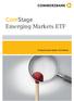 ComStage Emerging Markets ETF. Gemeinsam mehr erreichen