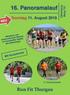 16. Panoramalauf. Run Fit Thurgau. Sonntag 11. August Ottenberg Berg TG. 14. Panoramawalk