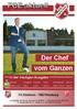 Der Chef vom Ganzen. In der heutigen Ausgabe. FC Elmshorn TBS Pinneberg