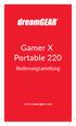 Gamer X Portable 220. Bedienungsanleitung.