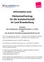 Information zum. Flächentarifvertrag für die Sozialwirtschaft im Land Brandenburg
