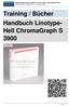 Training / Bücher Handbuch Linotype- Hell ChromaGraph S 3900