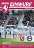 EINWURF. Das Magazin der Hammer SpVg 03/04 e.v. Oberliga-Westfalen Saison 2014/2015 in der EVORA ARENA. Ausgabe 07/2015