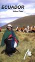 ECUADOR. Volker Feser