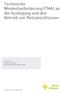 Technische Mindestanforderung (TMA) an die Auslegung und den Betrieb von Netzanschlüssen