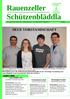 Rauenzeller Schützenbläddla Die Vereinszeitung des Schützenverein Steinbachwald Rauenzell