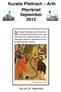 Kuratie Pfettrach Arth Pfarrbrief September 2015