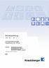 Betriebsanleitung. HD-Materialdruckregler Regelbereich bar. DOK- 195 Rev. 2