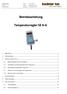 Betriebsanleitung. Temperaturregler SE 9-6