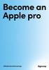 Become an Apple pro. offizielle Herstellertrainings
