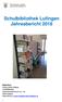 Schulbibliothek Lufingen Jahresbericht 2018