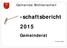 Gemeinde Wohlenschwil. -schaftsbericht Gemeinderat /GR/jo