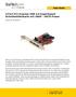 4 Port PCI Express USB 3.0 SuperSpeed Schnittstellenkarte mit UASP - SATA Power