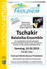 Tschakir. Balalaika-Ensemble. Samstag, :00 Uhr. Festsaal Zehntscheune Friolzheim