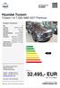 32.495,- EUR inkl. 19 % Mwst. Hyundai Tucson Tucson 1.6 T-GDi 4WD DCT Premium, niedermayer.de. Preis: