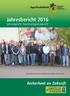 Jahresbericht Jahresbericht / Nachhaltigkeitsbericht. Die Verantwortlichen der Luxemburger Recyclinghöfe und ihre Partner