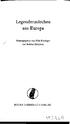 Legendenmärchen aus Europa