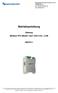 Betriebsanleitung. Gateway Modbus RTU Master nach CAN 2.0A + 2.0B HD67011