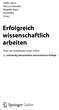 Erfolgreich wissenschaftlich arbeiten