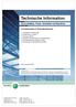 Technische Information