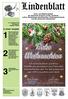 Lindenblatt. Frohe Weihnachten
