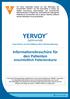 YERVOY. Informationsbroschüre für den Patienten. einschließlich Patientenkarte. (ipilimumab) Konzentrat zur Herstellung einer Infusionslösung