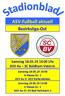 ASV-Fußball aktuell. Bezirksliga-Ost. Samstag :00 Uhr ASV Au SC Baldham-Vaterst.