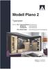Modell Plano 2. Typenplan. Dekore: