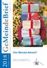 GeMeindeBrief. Vier Monate Advent? Ausgabe 6 / Evangelische Kirchengemeinde Langenfeld. November Dezember