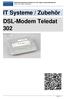 IT Systeme / Zubehör DSL-Modem Teledat 302