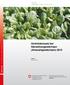 Pflanzen Agroscope Transfer Nr. 66 / Herbizideinsatz bei Gänsefussgewächsen (Amarantgewächsen) Autorin Martina Keller