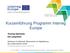 Kurzeinführung Programm Interreg Europe