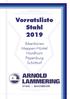 Vorratsliste Stahl 2019