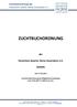 Zuchtbuchordnung der Deutschen Quarter Horse Association e.v. der. Deutschen Quarter Horse Association e.v. (DQHA) vom