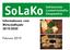 SoLaKo Informationen zum Wirtschaftsjahr 2019/2020. Februar 2019