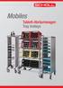 Mobiles. Tablett-Abräumwagen Tray trolleys