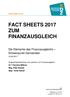 FACT SHEETS 2017 ZUM FINANZAUSGLEICH