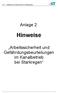 IKT - Institut für Unterirdische Infrastruktur. Anlage 2: Hinweise. Arbeitssicherheit und Gefährdungsbeurteilungen im Kanalbetrieb bei Starkregen