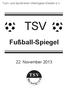 Turn- und Sportverein Wennigsen-Deister e.v. TSV. Fußball-Spiegel