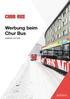 Werbung beim Chur Bus