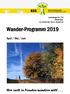 Wander-Programm 2019