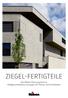 ZIEGEL-FERTIGTEILE. Der Röben PlanungsService: Maßgeschneiderte Lösungen für Planer und Architekten