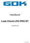 Handbuch. Leak Check LPG PRO BT. App-Bedienung