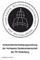 Aufwandsentschädigungsordnung der Verfassten Studierendenschaft der PH Heidelberg